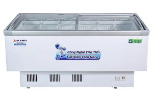 Tủ đông nằm kính cong Alaska 400 lít KN 400