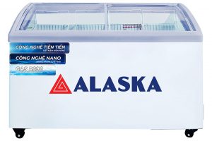 Tủ đông nắp kính cong Alaska 310 lít KC 310