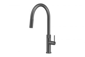 Vòi rửa bát dây rút Konox Lasi Gun Metal