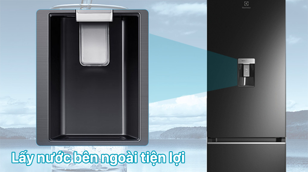 Tủ lạnh Electrolux Inverter 335 lít EBB3742K-H