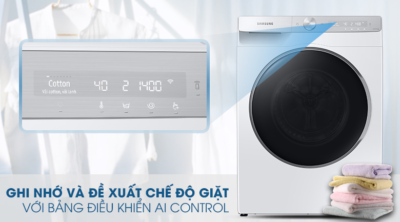 Máy giặt Samsung AI Inverter 9kg WW90TP44DSH