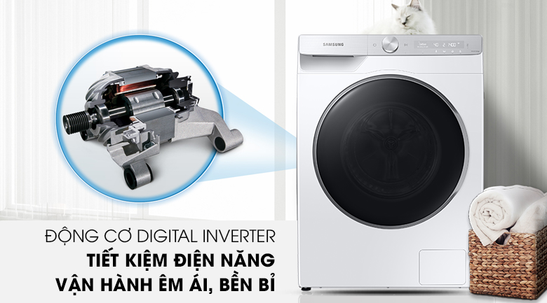 Máy giặt Samsung AI Inverter 9kg WW90TP44DSH