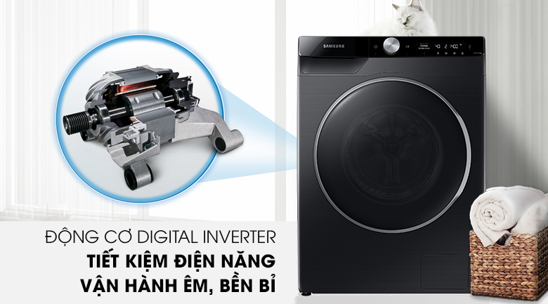 Máy giặt Samsung AI Inverter 9kg WW90TP44DSB