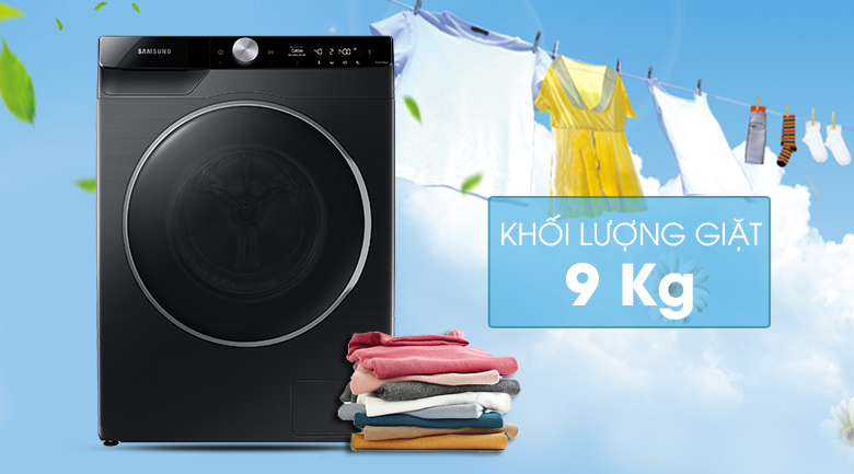 Máy giặt Samsung AI Inverter 9kg WW90TP44DSB