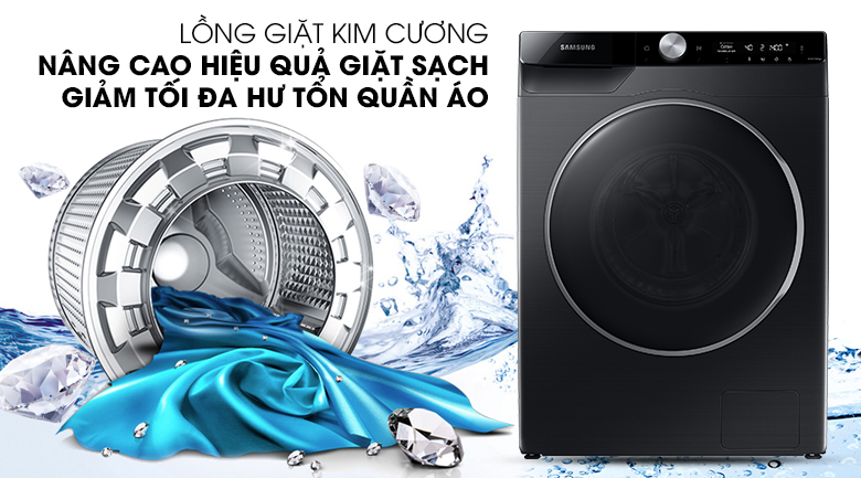 Máy giặt Samsung AI Inverter 9kg WW90TP44DSB