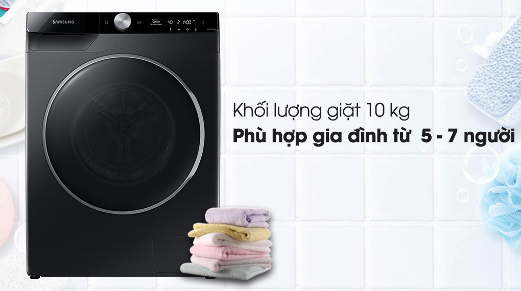 Máy giặt Samsung Inverter 10kg WW10TP44DSB