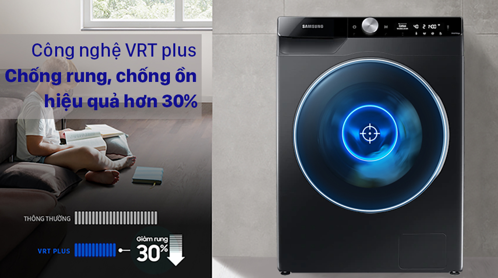 Máy giặt Samsung Inverter 10 Kg WW10TP54DSB