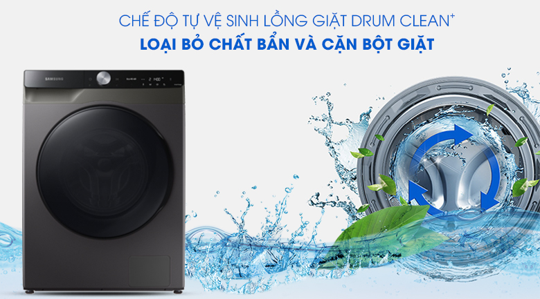 Máy giặt sấy Samsung AI Inverter 14kg WD14TP44DSB