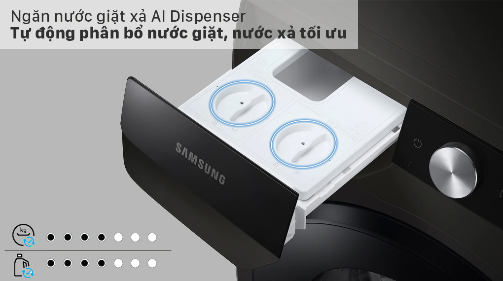 Máy giặt sấy Samsung Inverter 21 kg WD21T6500GV