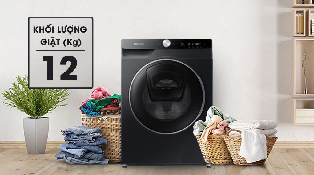Máy giặt Samsung AI AddWash Inverter 12kg WW12TP94DSB