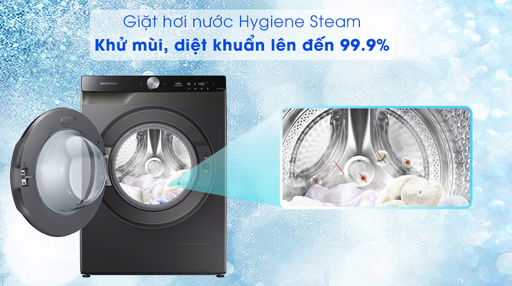 Máy giặt sấy Samsung AI Inverter 11kg WD11T734DBX