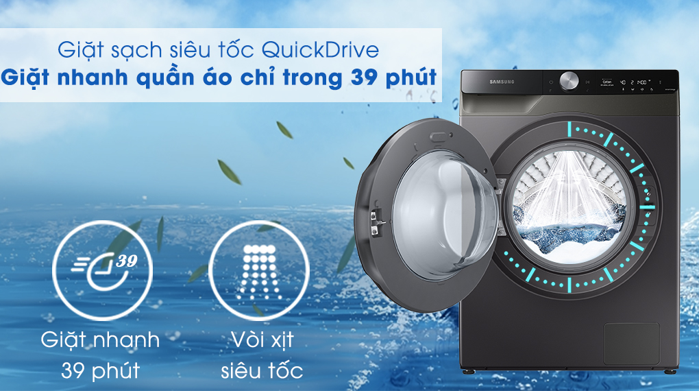 Máy giặt sấy Samsung AI Inverter 11kg WD11T734DBX