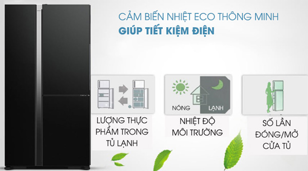 Tủ lạnh Hitachi Inverter 590 lít R-M800PGV0(GBK)