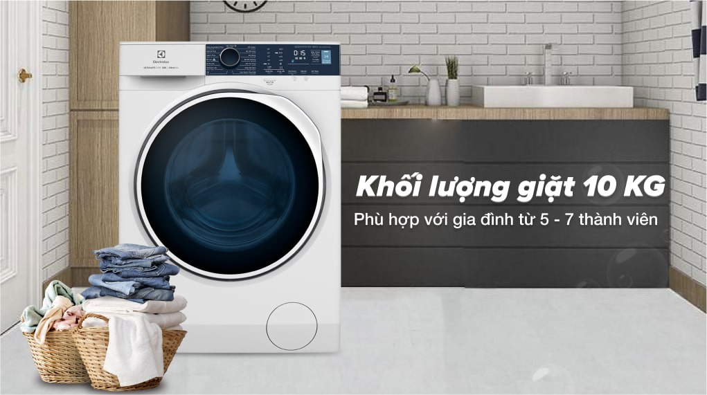 Máy giặt Electrolux Inverter 10 kg EWF1024P5WB