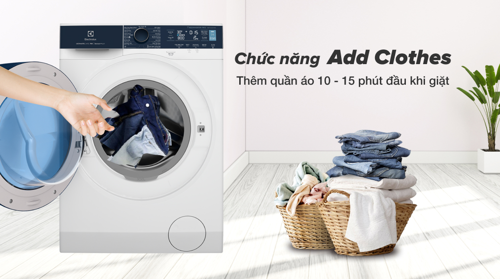 Máy giặt Electrolux Inverter 11 kg EWF1142Q7WB
