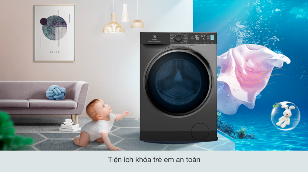 Máy giặt Electrolux Inverter 11 kg EWF1142R7SB