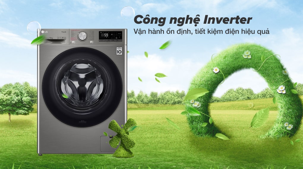 Máy giặt LG Inverter 10 kg FV1410S4P