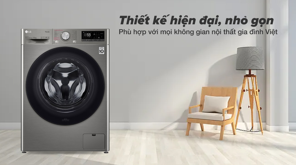 Máy giặt LG Inverter 10 kg FV1410S4P