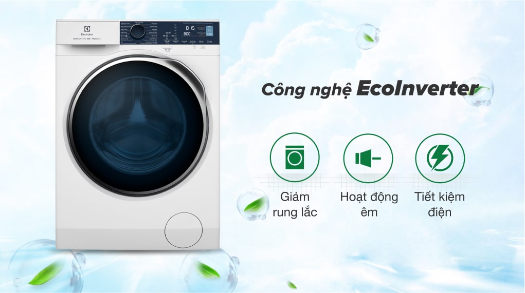 Máy giặt sấy Electrolux Inverter 10 kg EWW1024P5WB