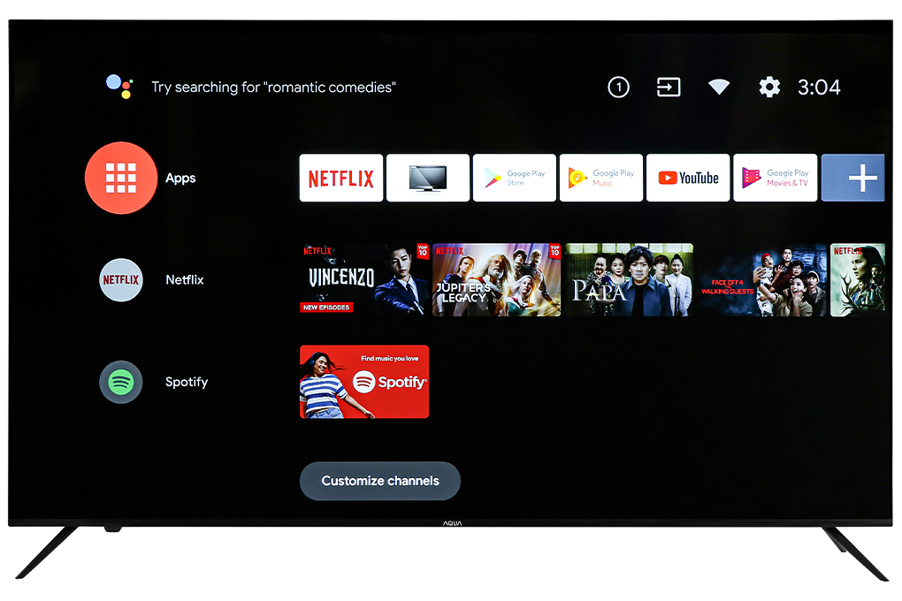 Android Tivi Aqua 4k 65 Inch Le65aqt6600ug