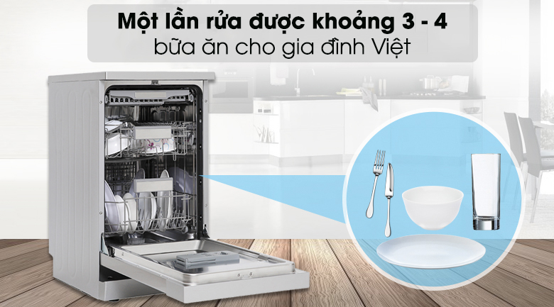 Máy rửa chén độc lập có sấy Galanz W45A3A401S-0E1(SS)