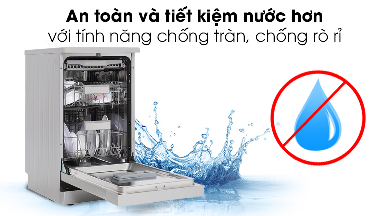 Máy rửa chén độc lập có sấy Galanz W45A3A401S-0E1(SS)