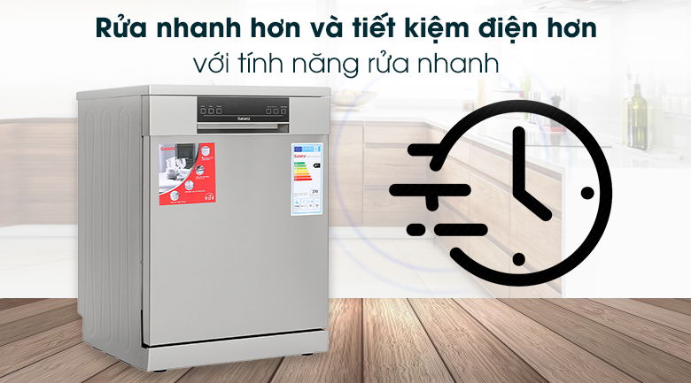 Máy rửa chén độc lập có sấy Galanz W60B1A401M-AE5(SS)
