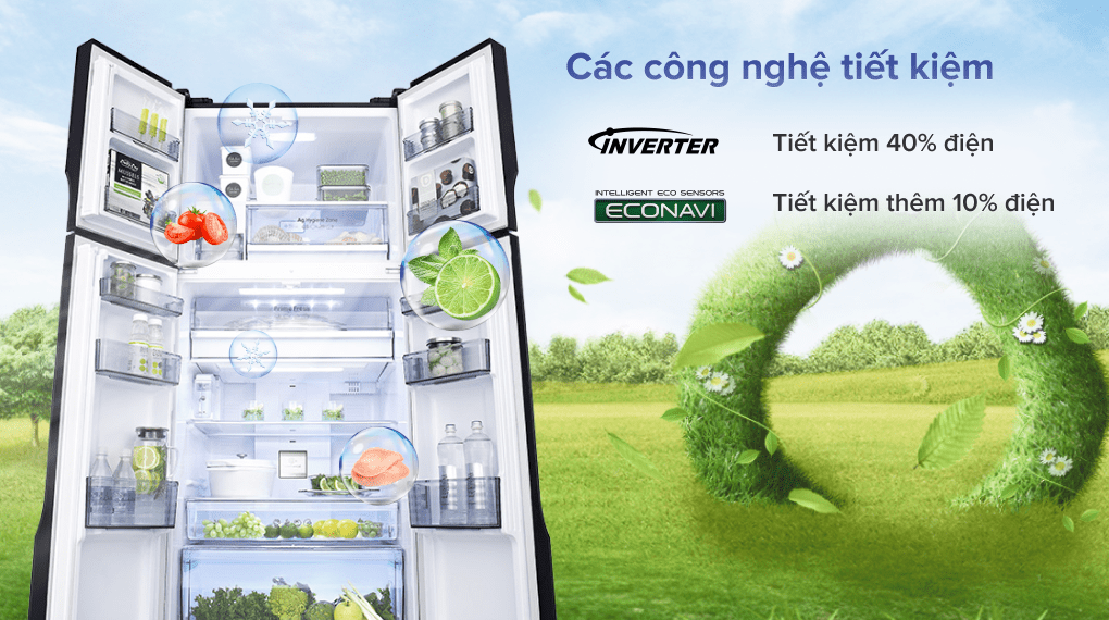 Tủ lạnh Panasonic 550 lít NR-DZ601YGKV
