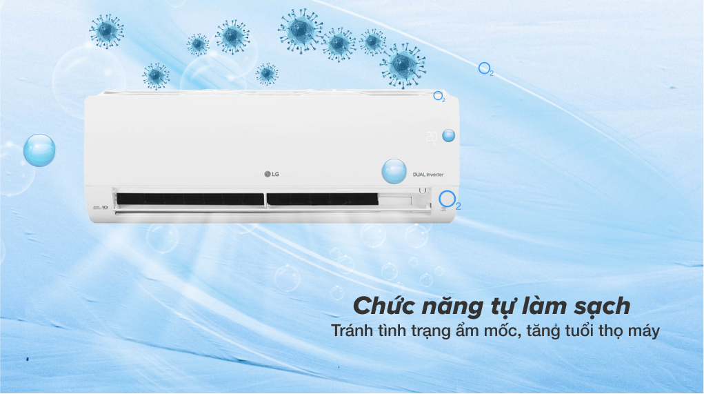 Máy lạnh 2 chiều LG Inverter 1.5 HP B13END1
