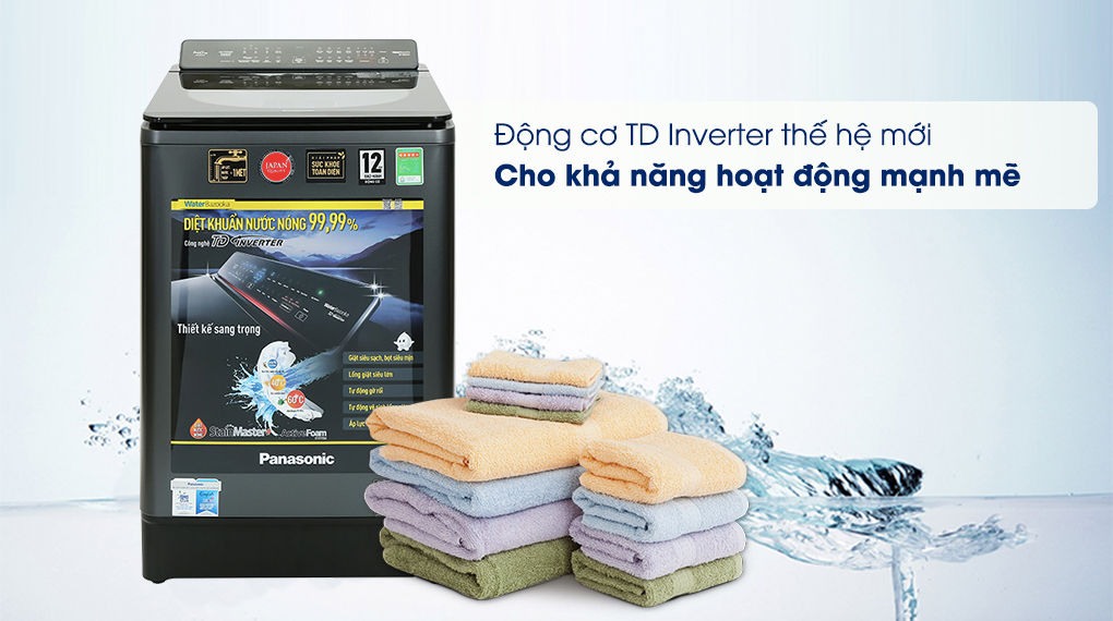 Máy giặt Panasonic Inverter 14 Kg NA-FD14V1BRV