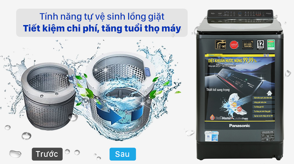 Máy giặt Panasonic Inverter 16 Kg NA-FD16V1BRV