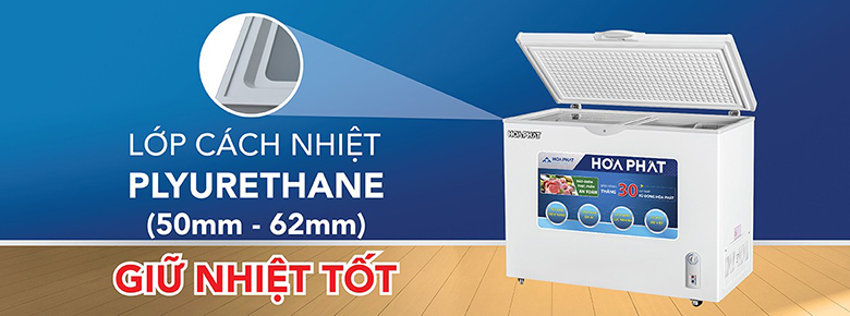 Tủ đông Hòa Phát 252 lít HCF 516S1Đ1