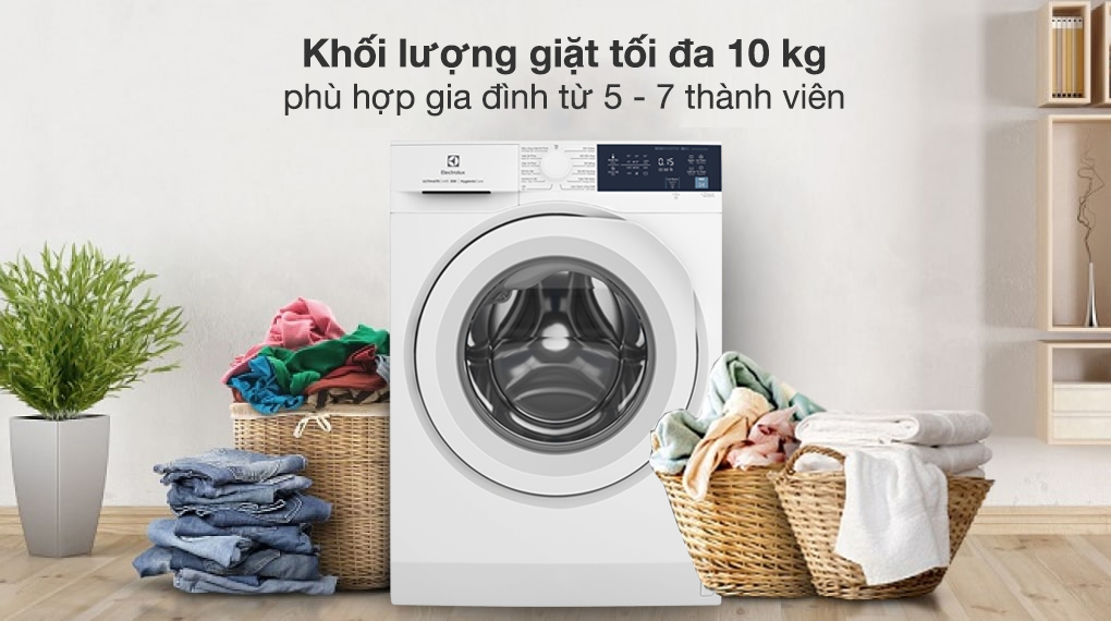 Máy giặt Electrolux Inverter 10 kg EWF1024D3WB