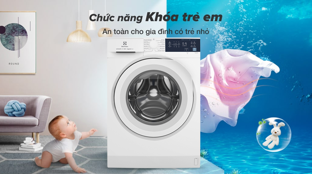 Máy giặt Electrolux Inverter 10 kg EWF1024D3WB