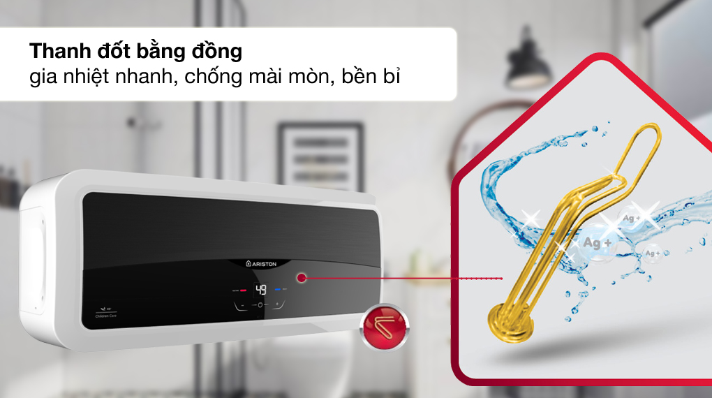 Máy nước nóng Ariston 30 lít 2500W SL2 30 LUX D AG+