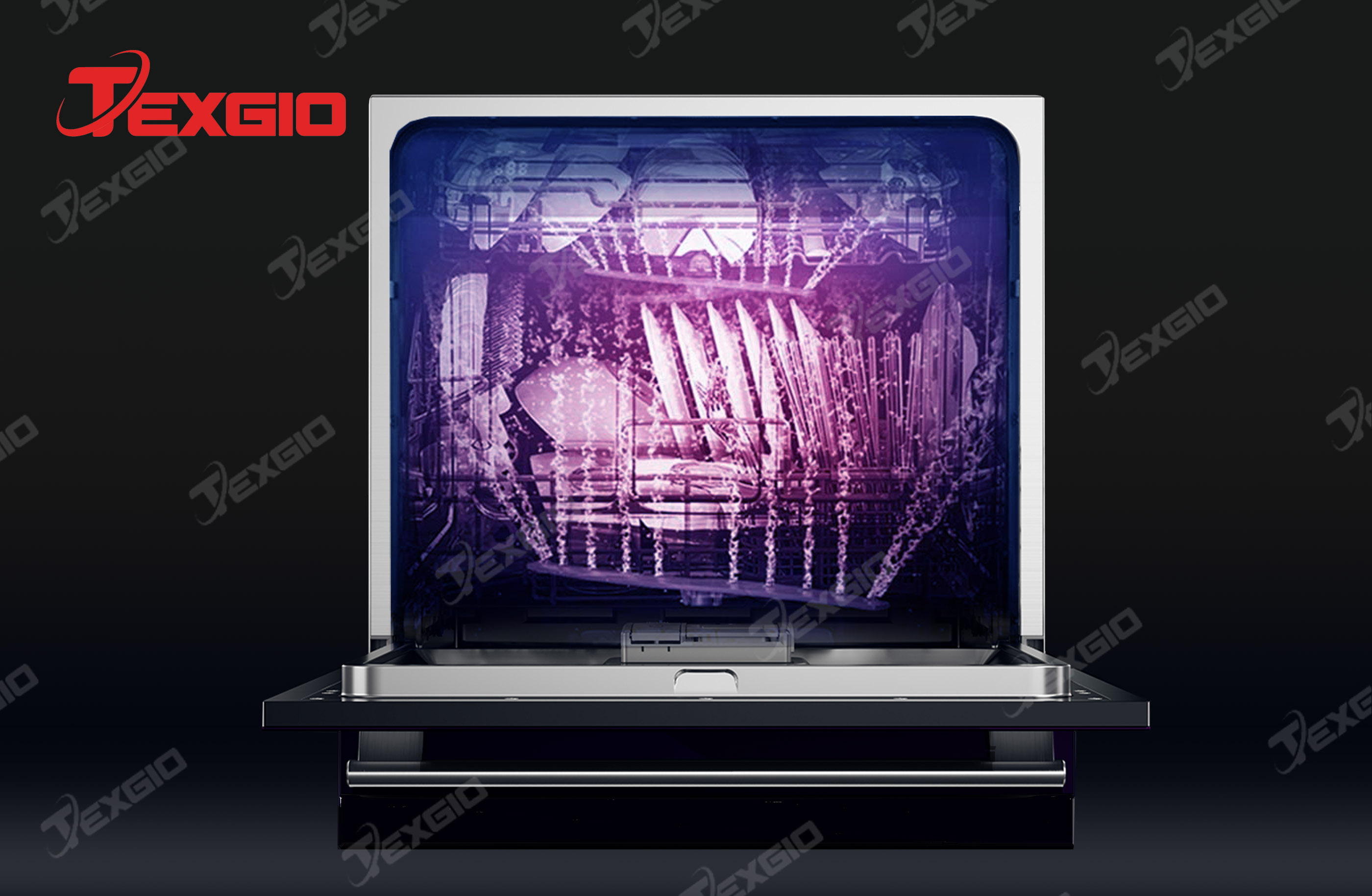 Máy rửa bát Texgio WIFI 11 Bộ TGWF98SB - Diệt Khuẩn UV