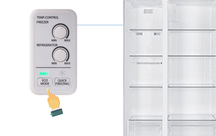 Tủ Lạnh SBS Sharp Inverter 442 lít SJ-SBX440V-SL