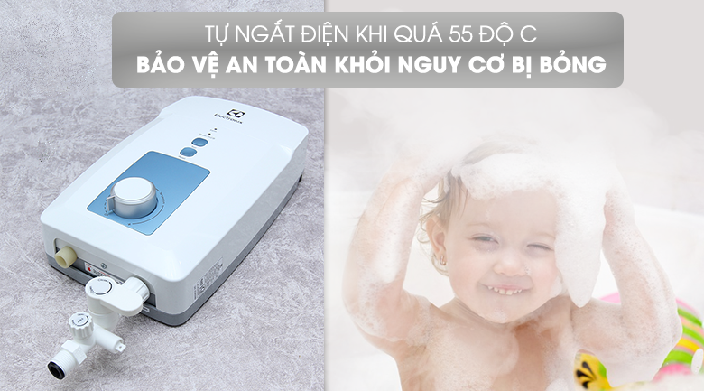Máy nước nóng trực tiếp Electrolux 4500W EWE451GX-DWB