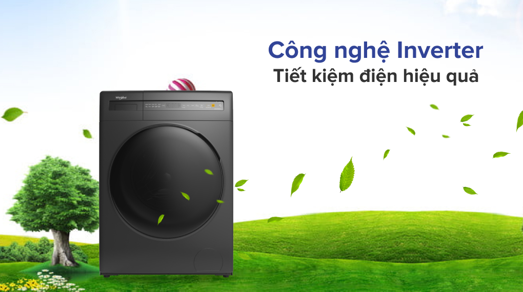 Máy giặt Whirlpool Inverter 8 kg FWEB8002FG