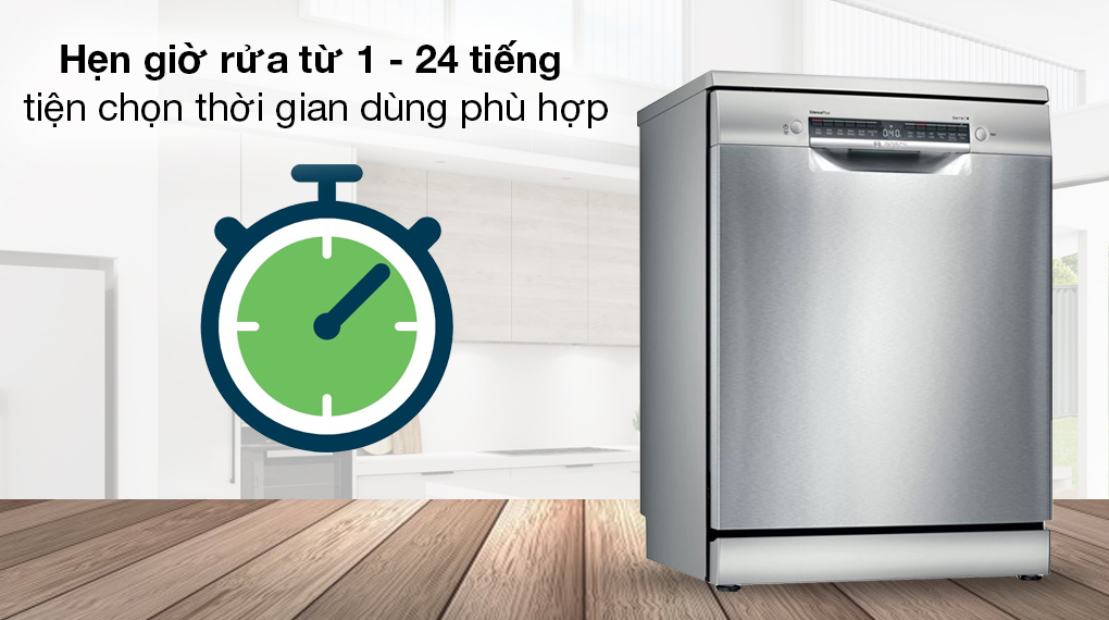 Máy rửa chén độc lập Bosch SMS4IVI01P