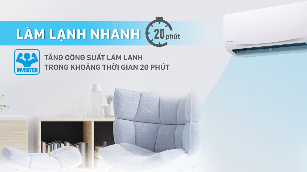 Điều hòa Daikin Inverter 12000BTU FTKB35XVMV