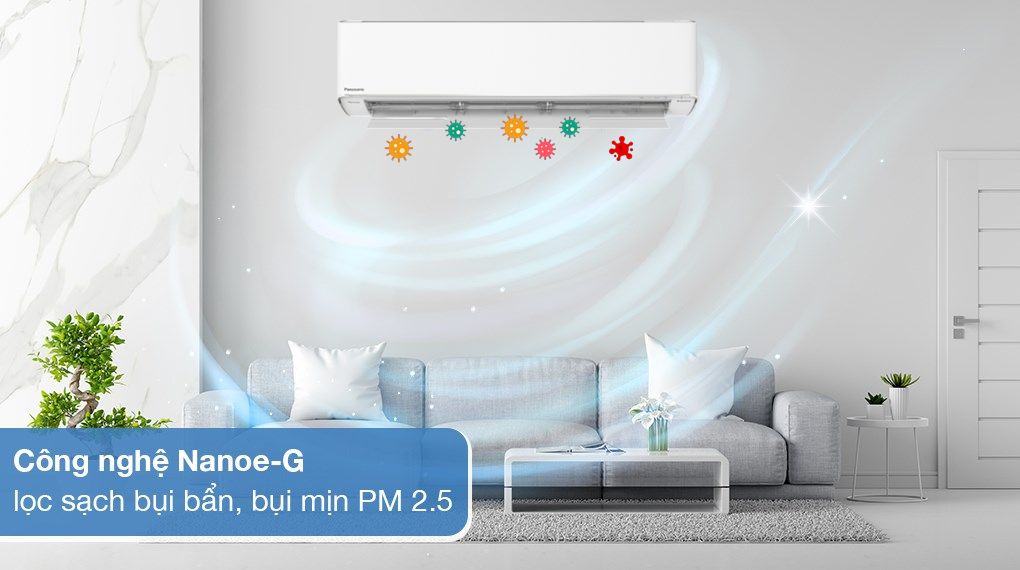 Máy điều hòa 2 chiều Panasonic Inverter 17100 BTU CU/CS-XZ18ZKH-8