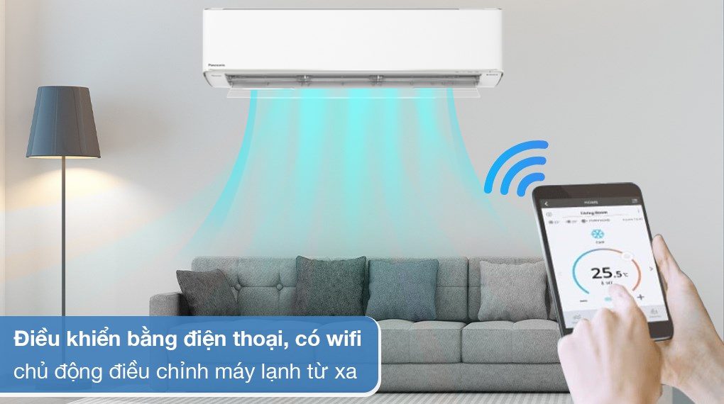 Máy điều hòa 2 chiều Panasonic Inverter 17100 BTU CU/CS-XZ18ZKH-8