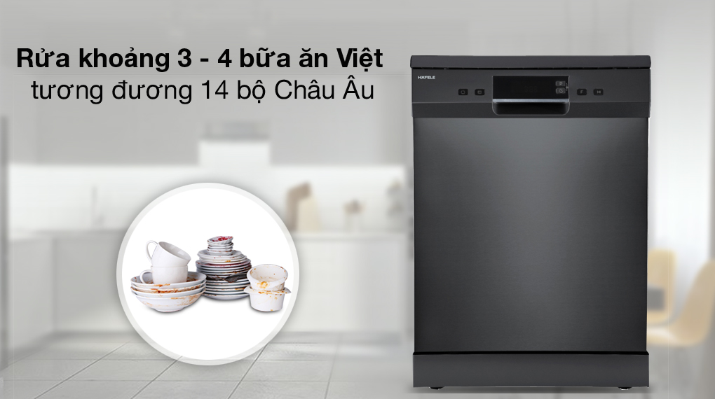 Máy rửa chén độc lập Hafele HDW-F60EB (538.21.310)