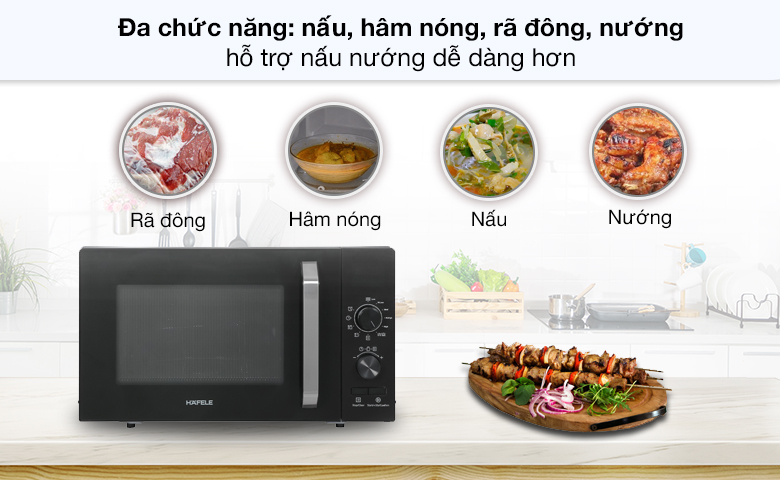 Lò vi sóng có nướng Hafele HW-F23B (538.31.270) 23 lít