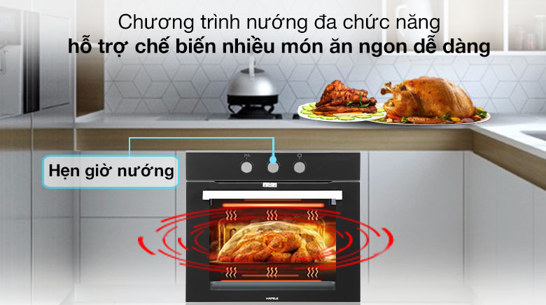 Lò nướng âm Hafele HO-K60B (534.05.581) 65 lít