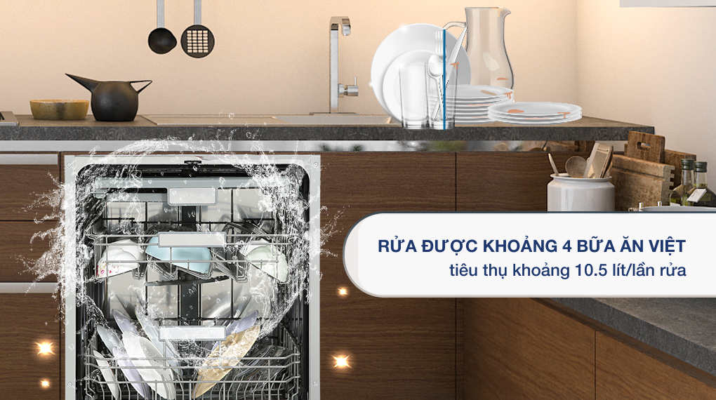 Máy rửa chén âm tủ Hafele HDW-FI60AB (538.21.330)