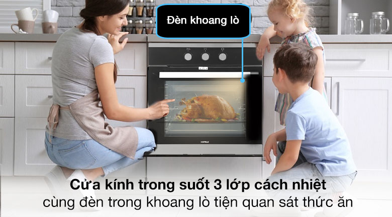 Lò nướng âm Hafele HO-K60B (534.05.581) 65 lít