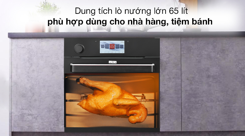 Lò nướng và hấp lắp âm Hafele HO-T60B (535.02.711) 65 lít