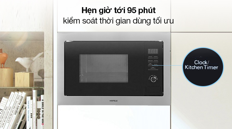 Lò vi sóng có nướng lắp âm Hafele HM-B38A (535.34.000) 25 lít
